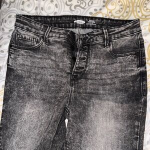 DKNY Black Acid Wash Jeans